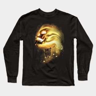 Ghost Rider/ scull in a fire! Long Sleeve T-Shirt